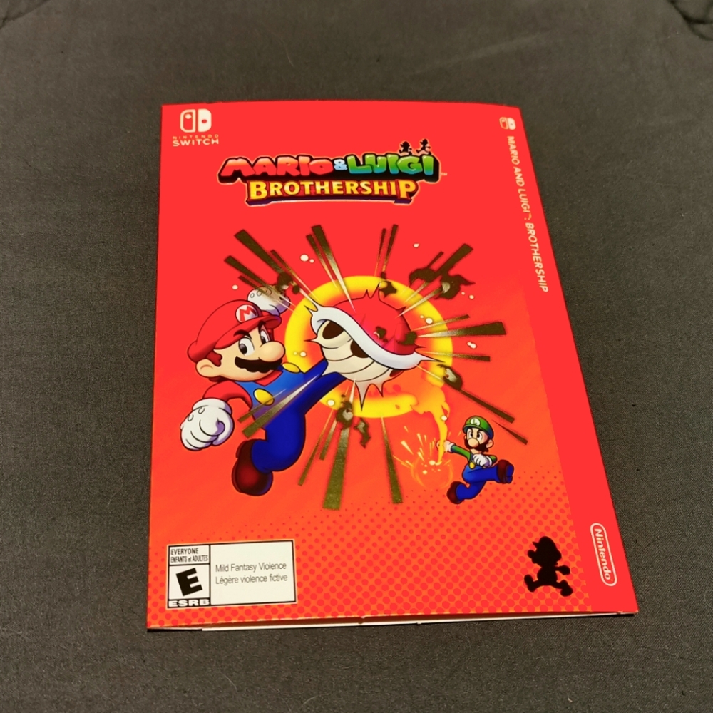 ✨ Nintendo Switch Mario And Luigi Brothership Preorder Game Cover